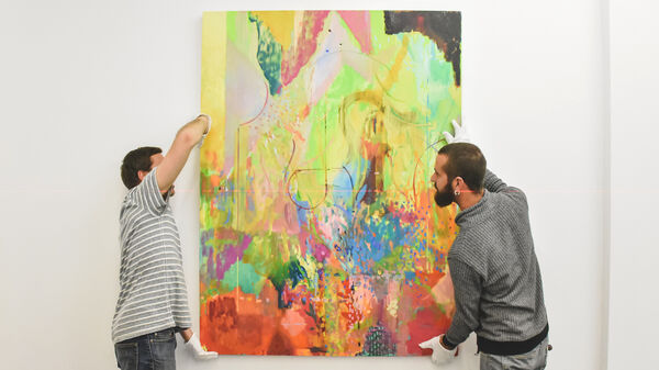 Du coq à l’âne / montage de l'exposition © Soulyne Chhim