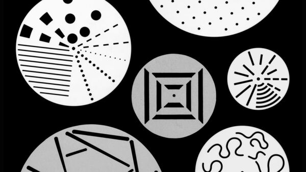 Mind Walk III / Templates For Records, série de normographes circulaires, 2008 - 2014