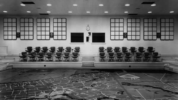 No Shooting in this Area / Lynne Cohen, Emergency Measures Auditorium ©  collection Frac Limousin