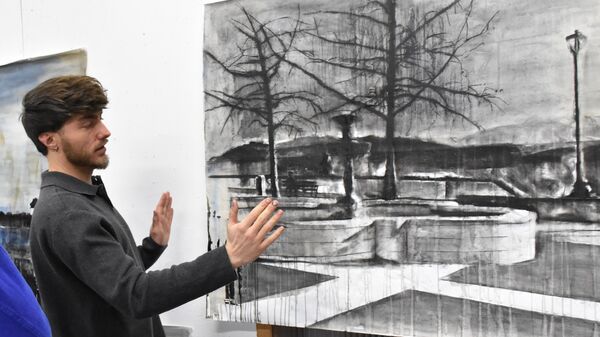 Gabriel Folli – Gabriel Folli, séjour de recherche au Bel Ordinaire fin janvier à début février 2026 © BO