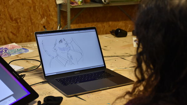 Louise Deltrieux – Louise Deltrieux, résidence de recherche, Bel Ordinaire février 2026 © BO