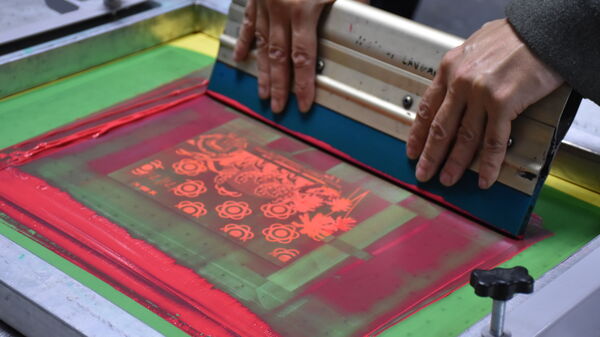 Maison Laugario – Maison Laugario, atelier de sérigraphie, Bel Ordinaire 2026 © BO