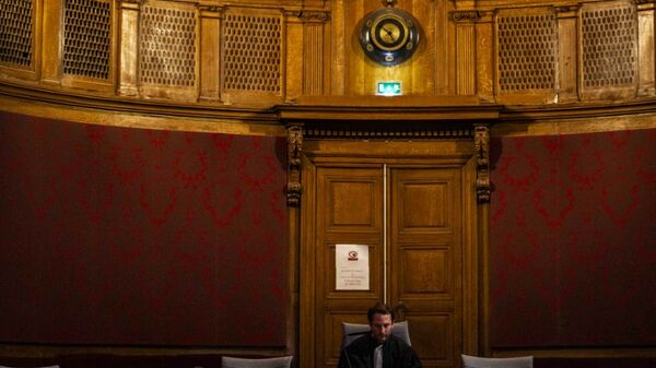 Romain Jarry / Témoignage, salle des assises de la Cour d'appel de Toulouse, janvier 2019 © Loran Chourrau